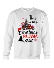 This is my chrismas pajama shirt Crewneck Sweatshirt tile