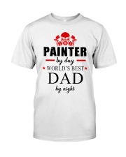 painter by day world's best dad Premium Fit Mens Tee tile