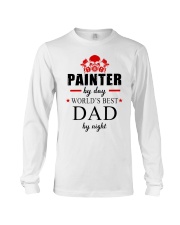 painter by day world's best dad Long Sleeve Tee tile