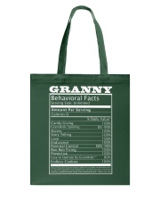 Granny behavioral fact Tote Bag tile