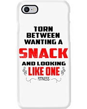 torn between wating a snack Phone Case tile