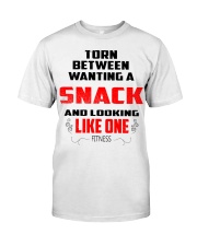 torn between wating a snack Premium Fit Mens Tee tile