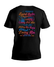 Funeral Director missing my is my hobby V-Neck T-Shirt tile
