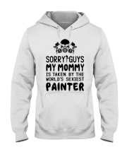 sorry guys my mommy is taken by the world Hooded Sweatshirt tile