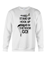 stand up hook up stand in the door go Crewneck Sweatshirt tile