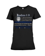Joshua have not i commnded you be strongest Premium Fit Ladies Tee tile