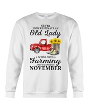 farmer never underestimate an old Crewneck Sweatshirt tile