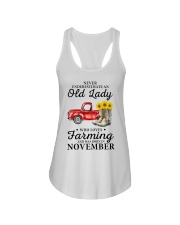 farmer never underestimate an old Ladies Flowy Tank tile