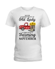 farmer never underestimate an old Ladies T-Shirt tile