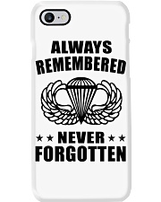 paratrooper always remembered never forgotten Phone Case tile