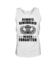 paratrooper always remembered never forgotten Unisex Tank tile