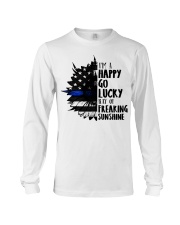 Police Officer i am happy go Long Sleeve Tee tile