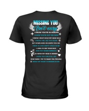 dad missing you isn't easy Ladies T-Shirt tile