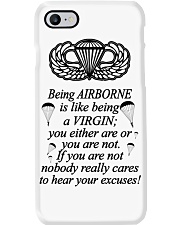 being airborne is like being a virgin Phone Case tile