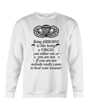 being airborne is like being a virgin Crewneck Sweatshirt tile