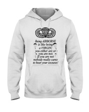 being airborne is like being a virgin Hooded Sweatshirt tile