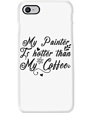 painter my painter is hotter than my coffee Phone Case tile