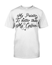 painter my painter is hotter than my coffee Premium Fit Mens Tee tile