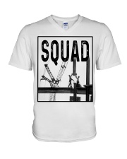 ironworker squad V-Neck T-Shirt tile