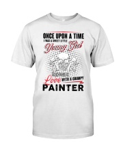 painter upon a time job Premium Fit Mens Tee tile