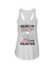 painter upon a time job Ladies Flowy Tank tile