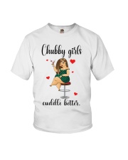 Chubby girls cuddle better Youth T-Shirt tile