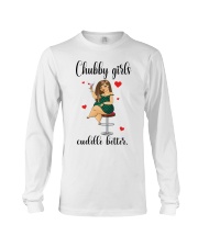 Chubby girls cuddle better Long Sleeve Tee tile