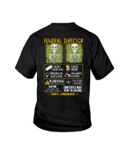Funeral Director multitasking likes beer Youth T-Shirt tile
