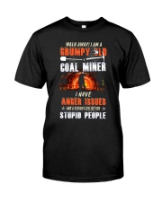 walk away i am a grumpy old Coal miner Premium Fit Mens Tee tile