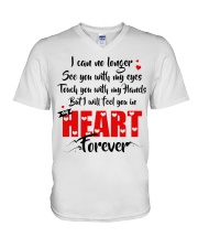 i can no longer see you with V-Neck T-Shirt tile