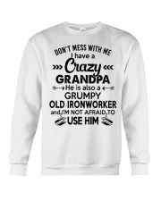 Ironworker do not mess with me Crewneck Sweatshirt tile