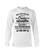 Ironworker do not mess with me Long Sleeve Tee tile