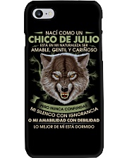 nací como un chico de julio Phone Case tile