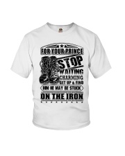 ironworker stop waiting for your prince Youth T-Shirt tile