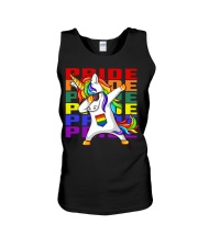 Dabbing lgbt Unisex Tank tile