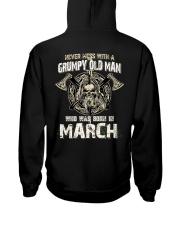 Never mess with a grumpy old man March Hooded Sweatshirt tile