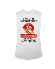 If you see me talking Sleeveless Tee tile