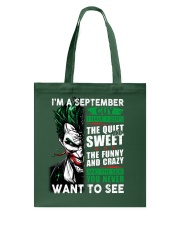 I'm a september guy i have 3 sides Tote Bag tile