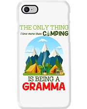 The only thing I love more than camping gramma Phone Case tile