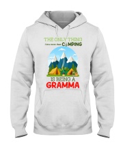 The only thing I love more than camping gramma Hooded Sweatshirt tile