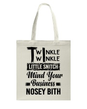 TWINKLE TWINKLE little snitch mind your beardman Tote Bag tile