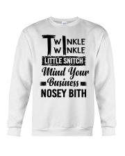 TWINKLE TWINKLE little snitch mind your beardman Crewneck Sweatshirt tile