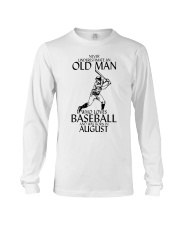 Never underestimate an old man august Long Sleeve Tee tile