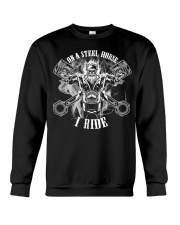 On a stell horse I ride Crewneck Sweatshirt tile