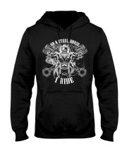 On a stell horse I ride Hooded Sweatshirt tile