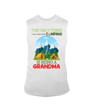 The only thing I love more than camping Sleeveless Tee tile