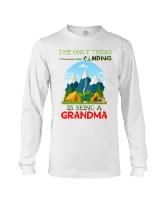 The only thing I love more than camping Long Sleeve Tee tile