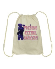 Thick girl magic Drawstring Bag tile