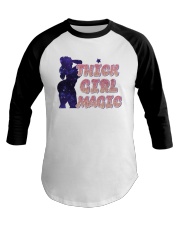 Thick girl magic Baseball Tee tile