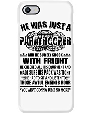 he was just a paratrooper and he surely shook Phone Case tile
